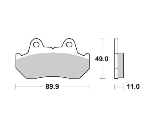 Pastiglie freno anteriore HONDA VF500F