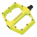 Pedali alluminio Flat c-pin Giallo fluo