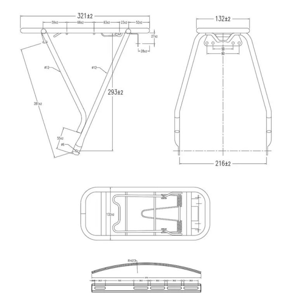 Portapacchi posteriore Fat Bike 20"