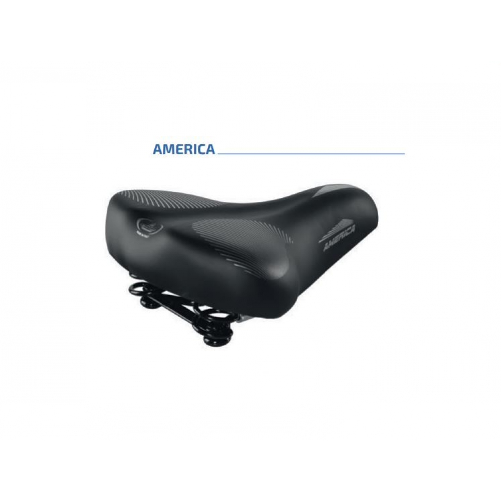 Sella ciclo citybike AMERICA skay nero