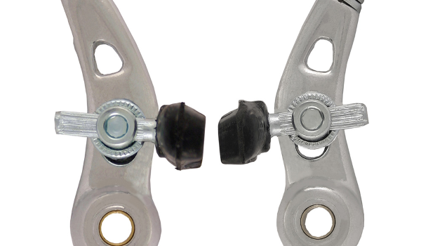 Pattini Freno V-Brake On Bike Da 60 Mm Per MTB E City Bike – 2 Pezzi Con Attacco A Filetto, Ricambio Freni Cantilever