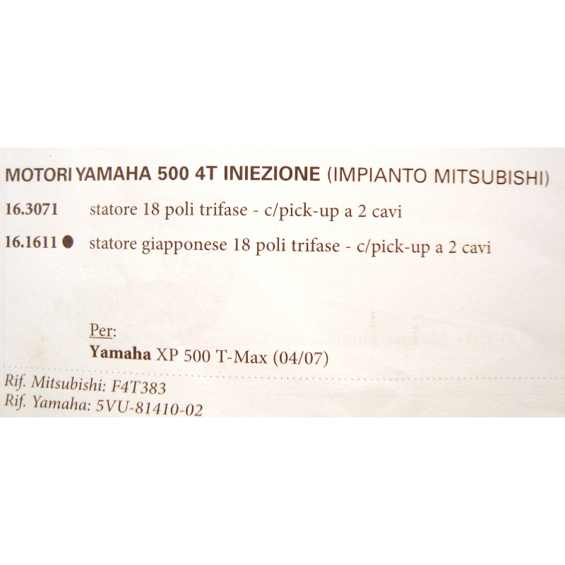 STATORE YAMAHA TMAX500 I.E.04-07